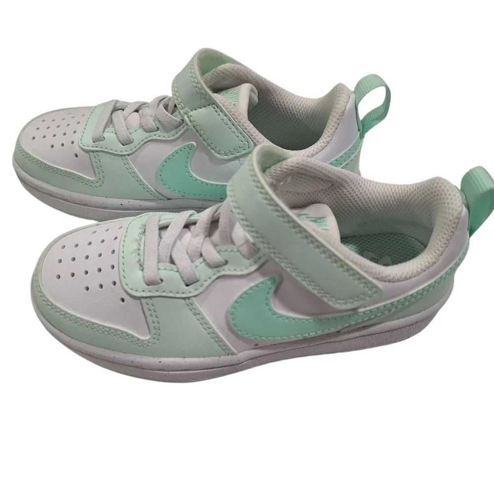 Nike‎ Court Borough Low Recraft Toddler Shoes Mint Green Size 10.5 C New